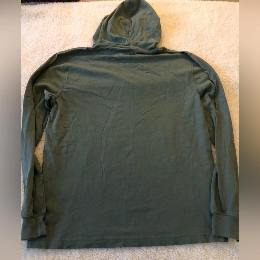 J. crew long sleeve cotton jersey hoodie size S